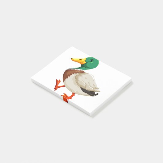 かわいいカモ ポストイット (アングル)