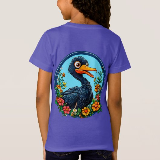 かわいいカモ Tシャツ (裏面)