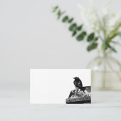 かわいいカラスの名刺 名刺 (スタンド正面)