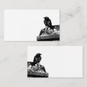 かわいいカラスの名刺 名刺 (正面/裏面)