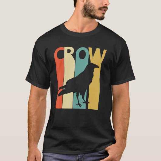 かわいいカラス動物 Tシャツ (正面)