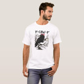 かわいいカラス F CAW F Tシャツ (正面フル)