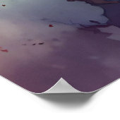 かわいいカラフルおもしろいの小さなゴブリン ポスター (角)