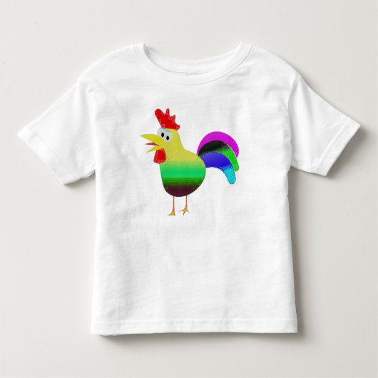 かわいいカラフルおもしろいのTシャツのギフトアイディア トドラーTシャツ (正面)
