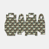 かわいいカラフルなインドの象のパターン フェイバーボックス (折り畳みなし)