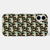 かわいいカラフルなインドの象のパターン Case-Mate iPhoneケース (裏面 (横))