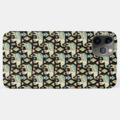 かわいいカラフルなインドの象の模様 Case-Mate iPhoneケース (裏面(横))