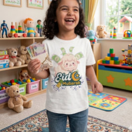 かわいいカラフルなイード・ムバラク・シープ・キッズTシャツ - ハップ Tシャツ