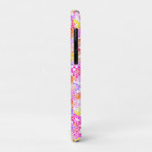 かわいいカラフルなガーリーな抽象的な花模様 Case-Mate iPhoneケース (裏面/左)