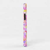 かわいいカラフルなガーリーな抽象的な花模様 Case-Mate iPhoneケース (裏面/右)