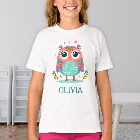 かわいいカラフルな愛らしいベビーミソサザイ Tシャツ