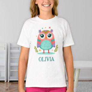 かわいいカラフルな愛らしいベビーミソサザイ Tシャツ