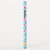 かわいいカラフルな抽象的なジグザグ柄 Case-Mate iPhoneケース (裏面/右)