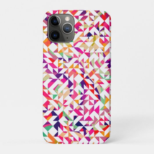 かわいいカラフルな抽象的な幾何学模様 Case-Mate iPhoneケース (裏)