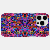 かわいいカラフルな抽象的な花柄 Case-Mate iPhoneケース (裏面 (横))