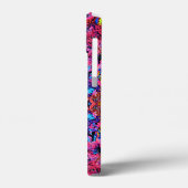 かわいいカラフルな抽象的な花柄 Case-Mate iPhoneケース (裏面 / 左)