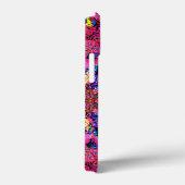 かわいいカラフルな抽象的な花柄 Case-Mate iPhoneケース (裏面 / 右)