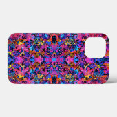 かわいいカラフルな抽象的な花柄 Case-Mate iPhoneケース (裏面 (横))