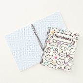 かわいいカラフルな猫の子供用ノートブック ノートブック (内部)