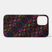 かわいいカラフルな花柄 Case-Mate iPhoneケース (裏面 (横))