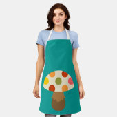 かわいいカラフルのエプロン エプロン (着用した状態)