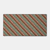 かわいいカラフルのシームレスなウクライナパターン デスクマット (正面)