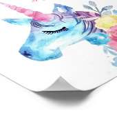 かわいいカラフルのポスターパーソナライズされた ポスター (角)