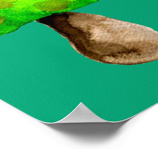 かわいいカラフルのポスター ポスター (角)