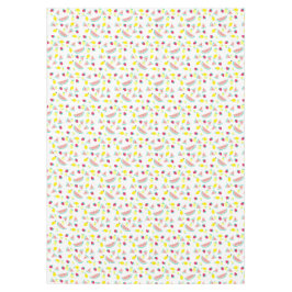 かわいいカラフルの夏の果物 テーブルクロス