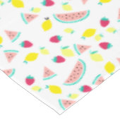 かわいいカラフルの夏の果物 テーブルクロス (アングル)