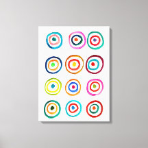 かわいいカラフルの虹のお洒落丸