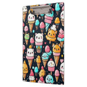 かわいいカラフルアイスクリームコーン クリップボード (左)