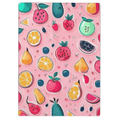 かわいいカラフルアイスクリームコーン クリップボード (裏面)