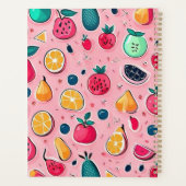 かわいいカラフルアイスクリームコーン プランナー手帳 (裏面)