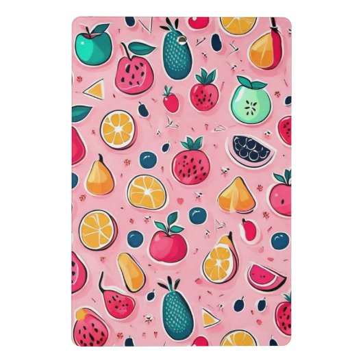 かわいいカラフルアイスクリームコーン ミニクリップボード (裏面)