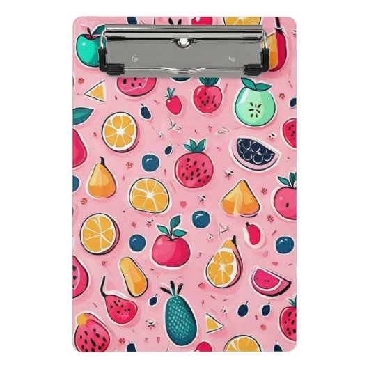 かわいいカラフルアイスクリームコーン ミニクリップボード (正面)