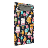 かわいいカラフルアイスクリームコーン ミニクリップボード (アングル)