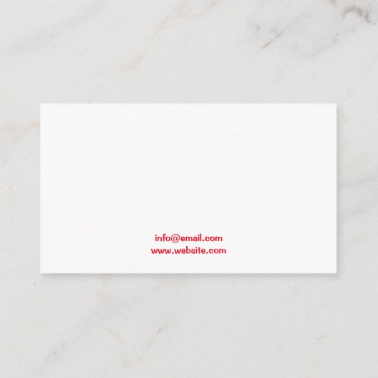 かわいいカラフルアイスクリームサンデイラストレーション 名刺 (裏面)