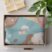 かわいいカラフルアイスクリーム 薄葉紙 (ギフト)