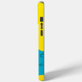 かわいいカラフルアクアとイエローアリゲーター Case-Mate iPhoneケース (裏面 / 左)