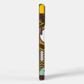 かわいいカラフルアクアとイエローフクロウ Case-Mate iPhoneケース (裏面 / 右)