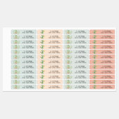 かわいいカラフルアリゲータースクールデイサービスラベル ラベル (シート)