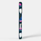 かわいいカラフルアルパカサボテンのオーダーメイドネーム Case-Mate iPhoneケース (裏面 / 右)