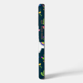 かわいいカラフルアルパカサボテンのオーダーメイドネーム Case-Mate iPhoneケース (裏面 / 左)