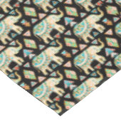 かわいいカラフルインディアンゾウのパターン テーブルクロス (アングル)