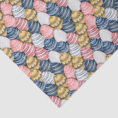 かわいいカラフルイースターエッグのシームレスなパターン 薄葉紙 (詳細)