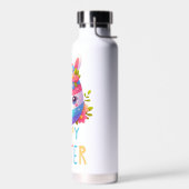 かわいいカラフルイースターエッグバニー ウォーターボトル (左面)