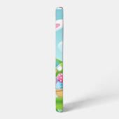 かわいいカラフルイースターバニー SAMSUNG GALAXYケース (左側面)