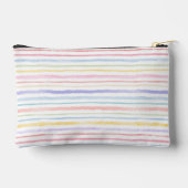 かわいいカラフルウォーターカラーパステルズペンシルケース アクセサリーポーチ (裏面)