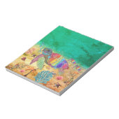 かわいいカラフルウミガメのノートパッド ノートパッド (回転)